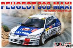 1:24 Peugeot 306 Maxi Rally Montecarlo 1996