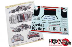 1:24 Porsche 935 K2 Macau Guia 81 Vivitar Decals (Beemax)