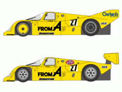 1:24 Porsche 962C From A Racing Decals (Tamiya/Hasegawa)