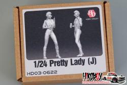 1:24 Pretty Lady (J) Resin Figure Female