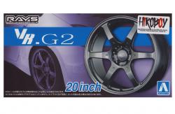 1:24 20" Rays Volk Racing VR.G2 Wheel and Tyre - Set #83