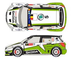 1:24 Skoda Fabia S2000 #5 Rally Ypres 2013 (Belkits)