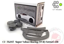 1:24 SVR (Super Veloce Racing) Ferrari 458 Transkit for Revell