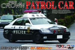 1:24 Toyota Crown Patrol Car Metropolitan Police Department Steel Wheel Ver.