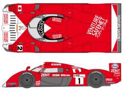 1:24 Toyota TS020 1999 Decals for Tamiya