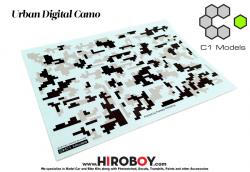 1:24 Urban Digital Camo (Camouflage) Decals
