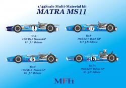 1:43 Matra MS11 ver.A Multi-Media Model Kit