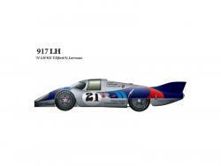 1:43 Porsche 917LH 71 ver.C No.21 Multi-Media Model Kit