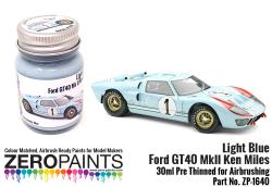 Light Blue Ford GT40 Mk II Ken Miles Paint