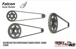1:12 Suzuki GSX 750 S New Katana (Tamiya 14034) - Chain Set