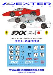 1:24 Ferrari FXX Japanese Decals