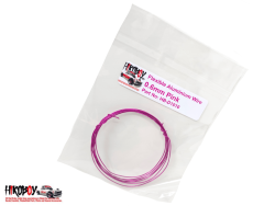 Flexible Aluminium Wire 0.6mm - Pink