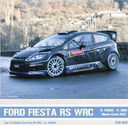 Ford Fiesta WRC Ott TANAK Monte-Carlo 2012. Decals for Belkits kit