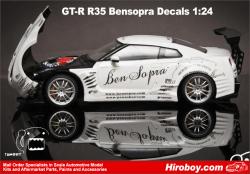 GT-R R35 Bensopra Decals 1:24