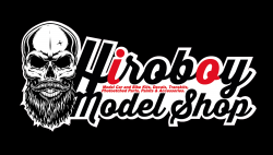 Hiroboy Skull Beard Sticker 150mm