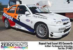 Repsol Ford Escort RS Cosworth Paint Set 4x30ml
