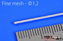 Metal Mesh Hose (Fine) 1.2mm 89mm long x 5 Pieces - P1170