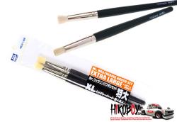 Mr Hobby – Mr Weathering Brush Set Extra Large - Soft & Hard