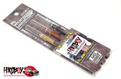 Mr Hobby Weathering Liner Rust Colour Set - Sand Brown, Mud Brown and Deep Brown
