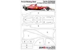 Pre-Cut Masking Sheet for Tamiya Scuderia Ferrari SF70H (20068)