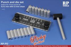 Punch and Die Set (16 different punch tool from 0,5mm to 2mm)