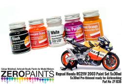 Repsol Honda RC211V 2003 Paint Set 5x30ml