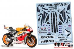 Spare Tamiya Decal Sheet A 1:12 Honda RC213V Repsol "Marc Marquez" 14130