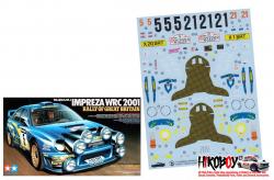 Spare Tamiya Decal Sheet B 1:24 Subaru Impreza WRC 2001 24250