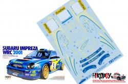 Spare Tamiya Decal Sheet A 1:24 Subaru Impreza WRC 2001 - 24240