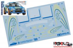 Spare Tamiya Decal Sheet A 1:24 Subaru Impreza WRC '99 - 24218