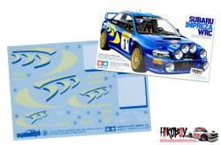 Spare Tamiya Decal Sheet A 1:24 Subaru Impreza WRC'98 - Monte Carlo - 24199