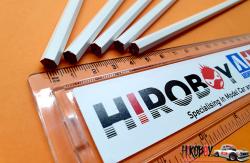 Super Styrene Hexagonal Rod 6mm x 330mm (5 pcs)