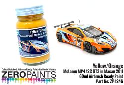 Yellow/Orange Paint McLaren MP4-12C GT3 in Macau 2011 (for Fujimi) 60ml