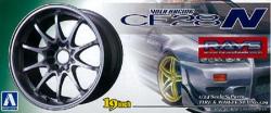 1:24 Volk Racing CE28 19" Wheels and Tyres (Titanium Silver)