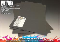 Wet and Dry Abrasive Paper #1500 - 4 off