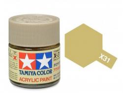 Tamiya Acrylic Mini X-31 Titan. Gold  (Gloss) - 10ml Jar