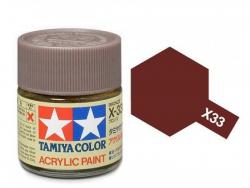 Tamiya Acrylic Mini X-33 Bronze  (Gloss) - 10ml Jar