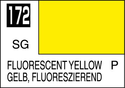 Mr Color Paint Fluorescent Yellow 10ml C172 GSi-C-172 Gunze