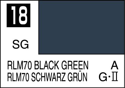 Mr Color Paint RLM70 Black Green 10ml # C018