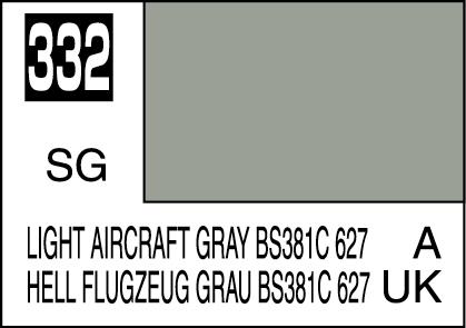 Mr Color Paint Light Aircraft Gray BS381C 627 10ml # C332