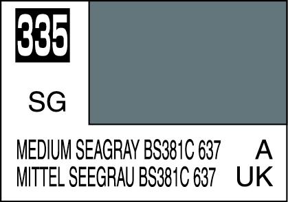 Mr Color Paint Medium Seagray BS381C 637 10ml # C335