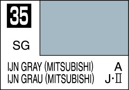 Mr Color Paint IJN Gray (Mitsubishi) 10ml # C035