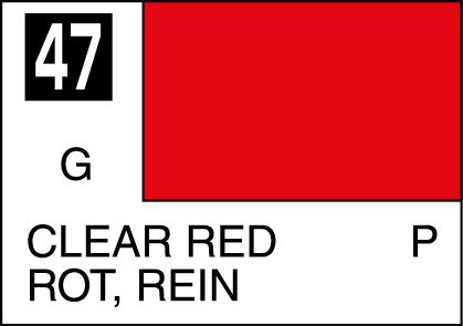 Mr Color Paint Clear Red 10ml # C047
