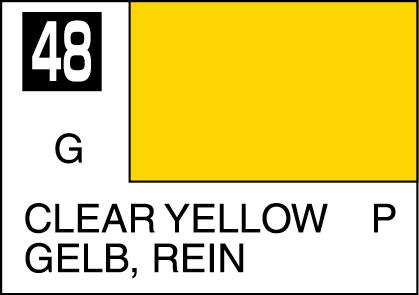 Mr Color Paint Clear Yellow 10ml # C048