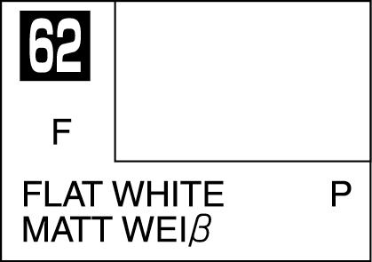 Mr Color Paint Flat White 10ml # C062