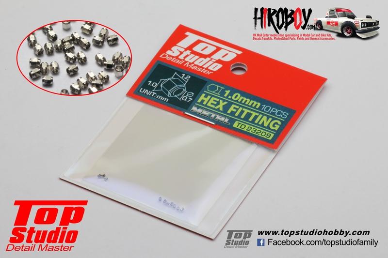 1.0mm Metal Hex Fitting  (10 off) - TD23209