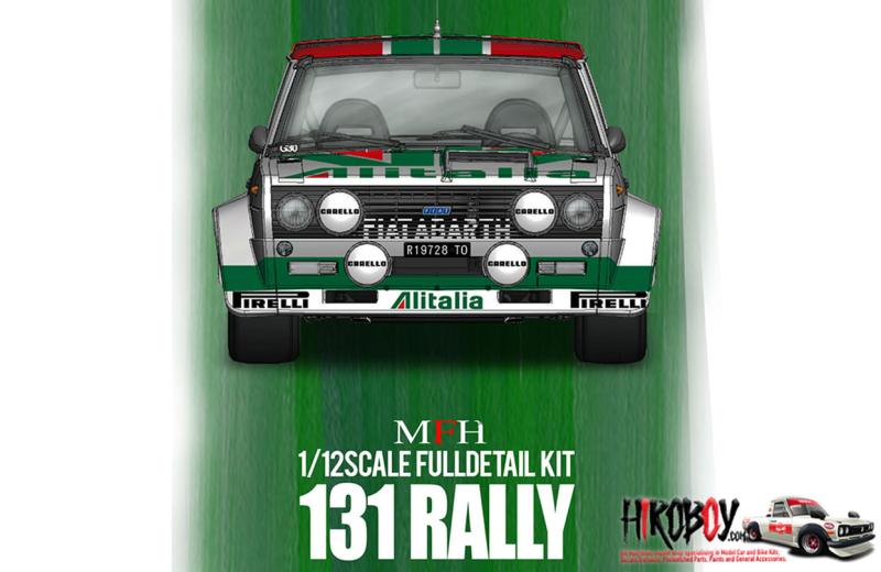 パーツ ABARTH131 rally Tamiya Fiat 131 Abarth Rally 1/10 4WD Electric Rally Car Kit