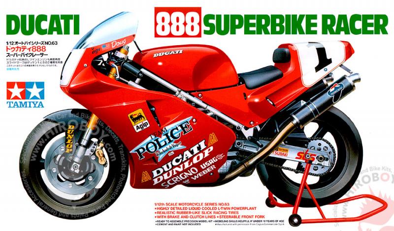 1:12 Ducati 888 Superbike Racer - 14063