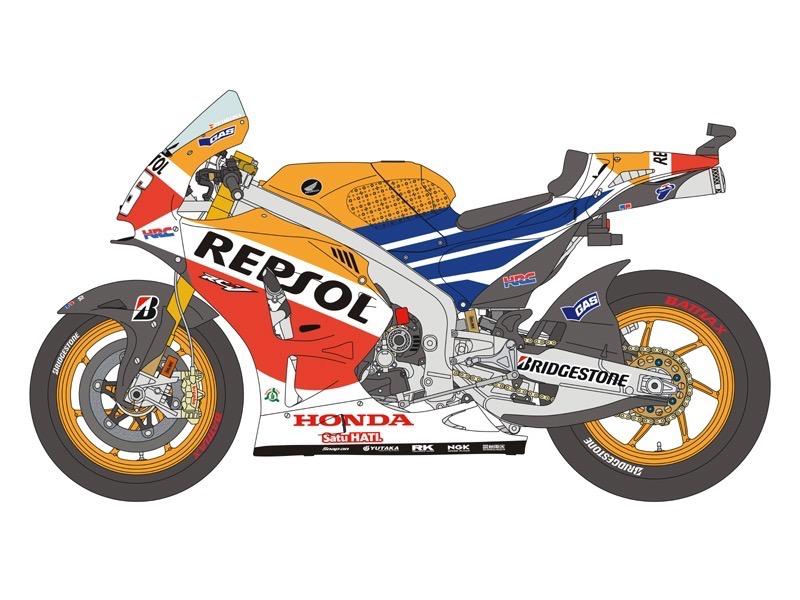 1:12 Honda Repsol RC213V D Pedrosa / GP Brno 2014 Decals, Resin