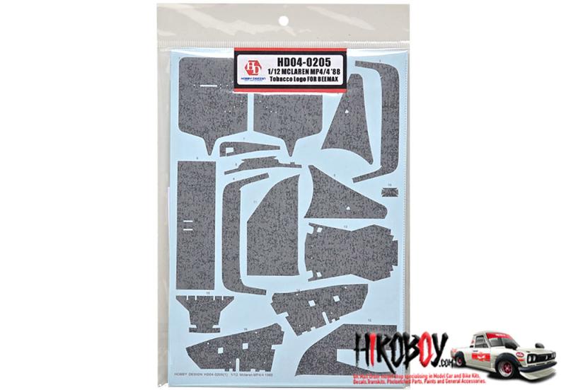 1:12 Mclaren MP4/4 1988 M Decals for Beemax BX12002 | HD04-0205